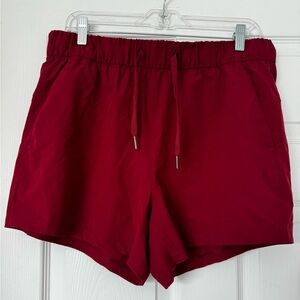 Red Avía Women's Athletic Shorts Size L